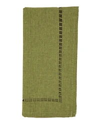 Saro Lifestyle Laser-Cut Hemstitch Napkin, Set of 4