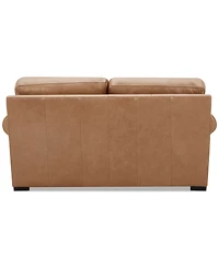 Radley Roll Arm 61" Leather Loveseat, Exclusively at Macy's