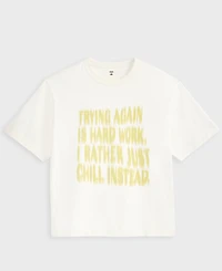 Mode of One Men's Try Again Relaxed-Fit Graphic T-Shirt, Exclusively at Macy's