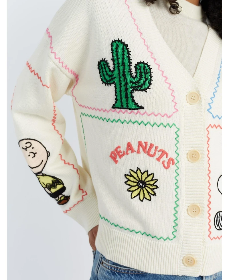 Chinti and Parker Women's & Peanuts Vacation Cardigan