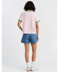 Chinti & Parker Women's Cotton Peanuts Racquet Club T-Shirt