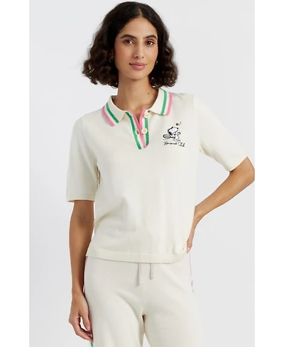 Chinti and Parker Women's & Cotton Peanuts Racquet Club Polo