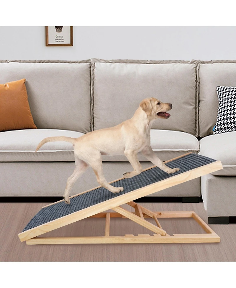 Pet Ramp for Small Dogs with Non-Slip Rubber Surface