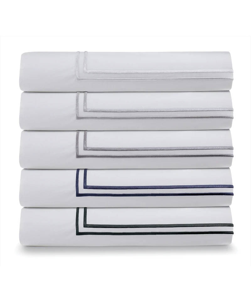 Ella Jayne 100% Cotton Percale Satin Stitched 3-Pc. Duvet Cover Set, Full/Queen