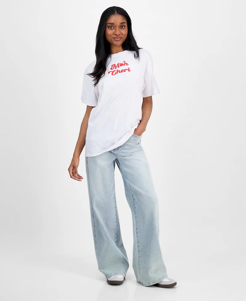 Rebellious One Juniors' Mon Cheri Graphic T-Shirt