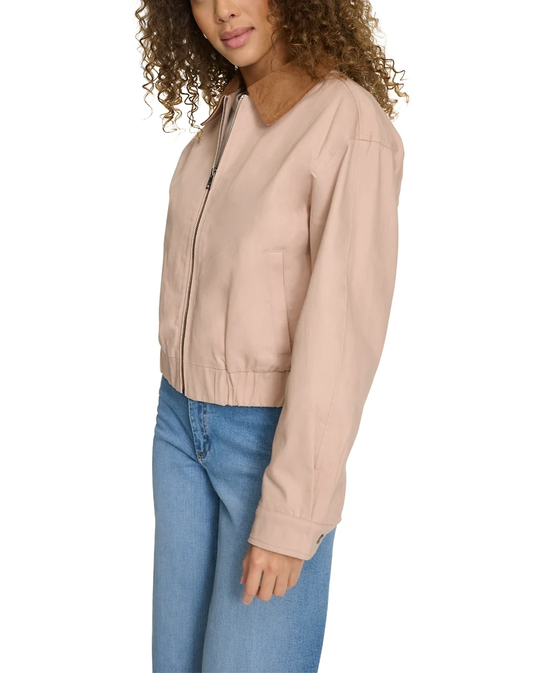 Levi's Women's Corduroy Collar Cotton Jacket