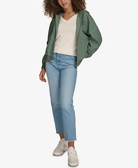 Levi's Women's Relaxed Hooded Bomber Jacket