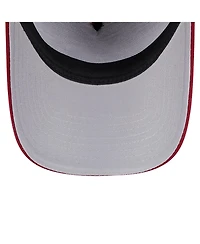 New Era Men's Burgundy Colorado Avalanche Core A-Frame 9FORTY Adjustable Hat