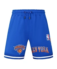 Pro Standard Men's Blue New York Knicks 2024/25 City Edition 2.0 Shorts