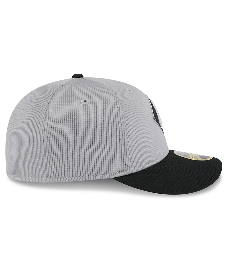New Era Men's Gray/ Chicago White Sox 2025 Batting Practice Low Profile 59FIFTY Fitted Hat
