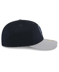 New Era Men's Gray/Navy New York Yankees 2025 Batting Practice Low Profile 59FIFTY Fitted Hat
