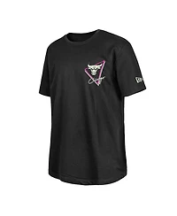 New Era Men's Black Chicago Bulls Glow-in-the-Dark T-Shirt