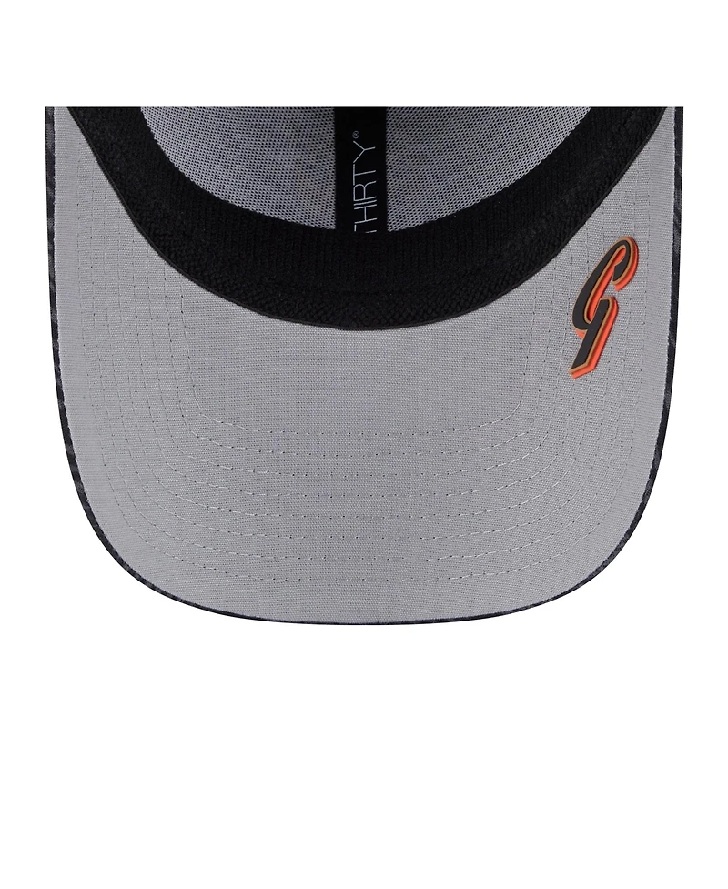 New Era Men's Black San Francisco Giants 2025 Mlb Clubhouse 39THIRTY Flex Hat
