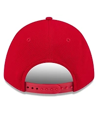 New Era Men's Red Los Angeles Angels 2025 Mlb Clubhouse 9FORTY Adjustable Hat