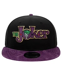 New Era Men's Black Joker Script 9FIFTY Snapback Hat