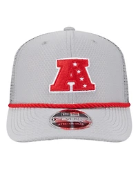 New Era Men's Gray Denver Broncos 2025 Pro Bowl 9SEVENTY Stretch-Snap Hat
