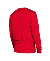New Era Men's Red Houston Rockets 2024/25 City Edition Long Sleeve T-Shirt