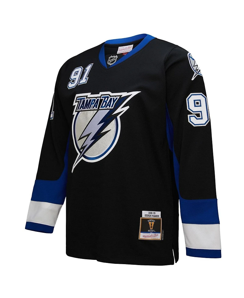 Mitchell & Ness Men's Steven Stamkos Black Tampa Bay Lightning 2008-09 Power Play Jersey