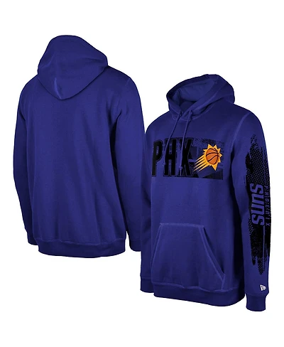 New Era Men's Phoenix Suns Purple Tip-Off Collection Pullover Hoodie
