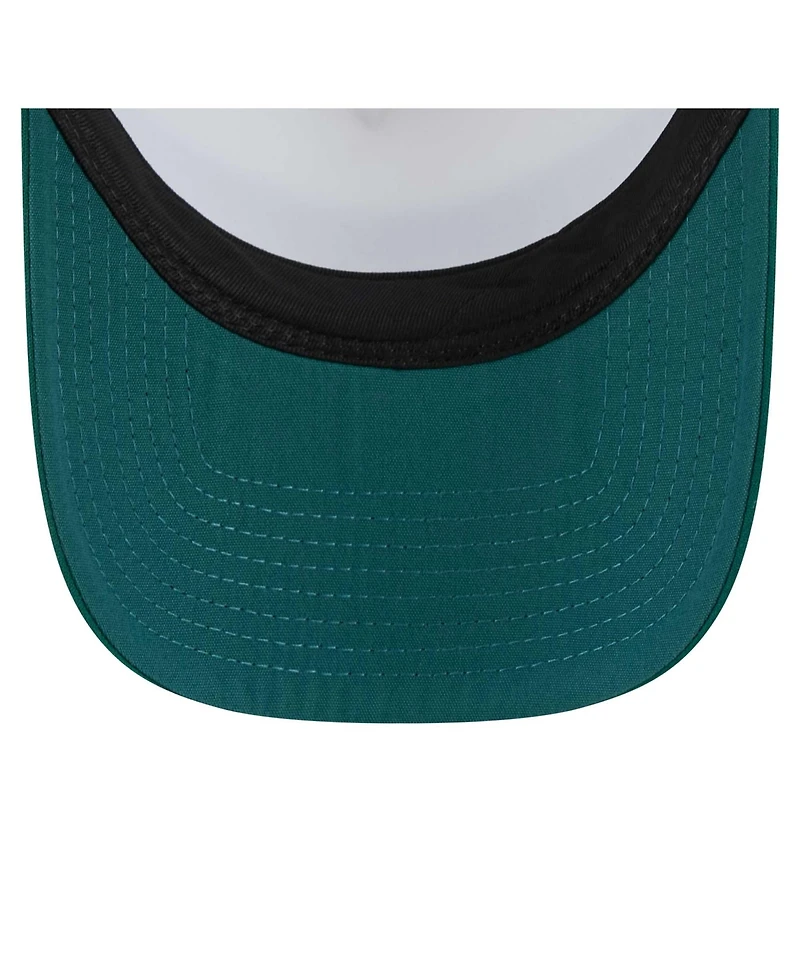 New Era Big Boys and Girls Midnight Green Philadelphia Eagles Sport Night Color Block 9FORTY A-Frame Trucker Adjustable Hat