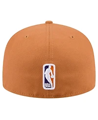 New Era Men's Tan Phoenix Suns Color Pack 59FIFTY Fitted Hat