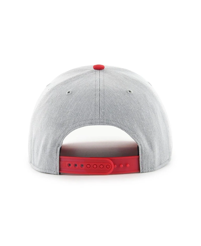 '47 Brand Men's Gray Ohio State Buckeyes Local State Midfield Adjustable Hat