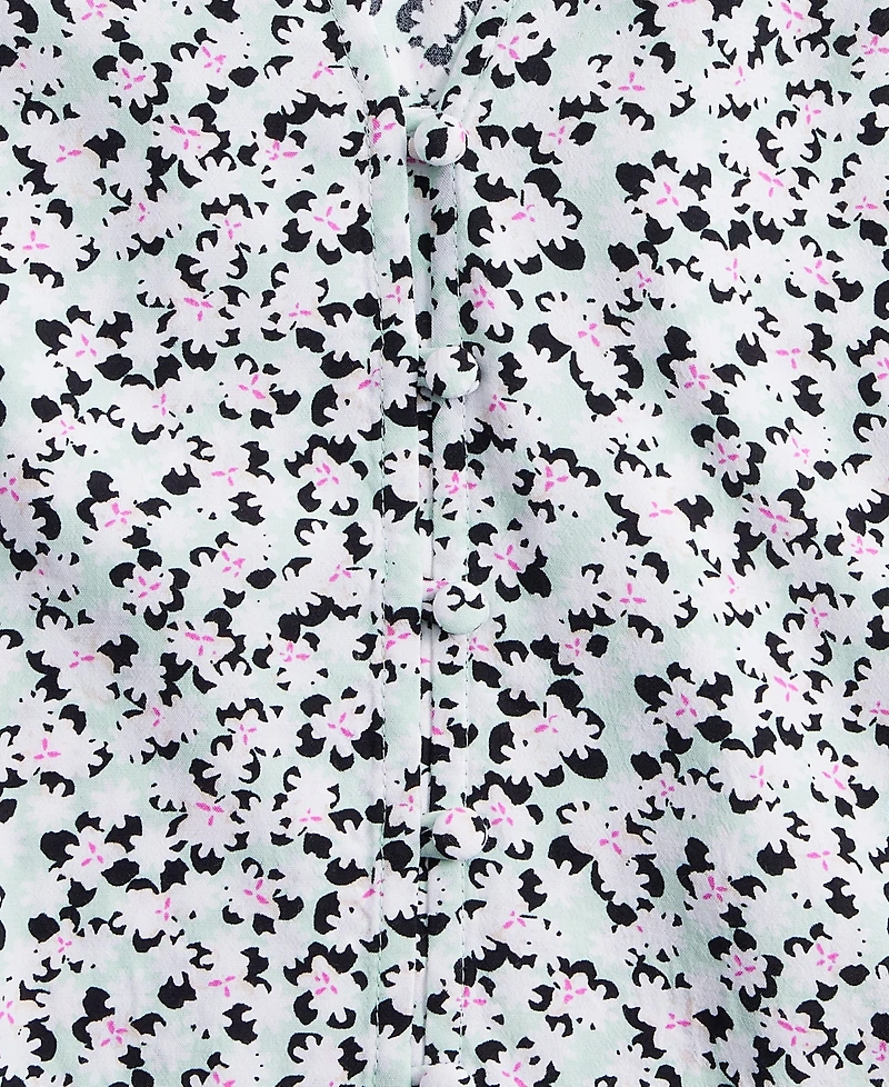 On 34th Women's Printed Pintuck Blouse, Exclusively at Macy's