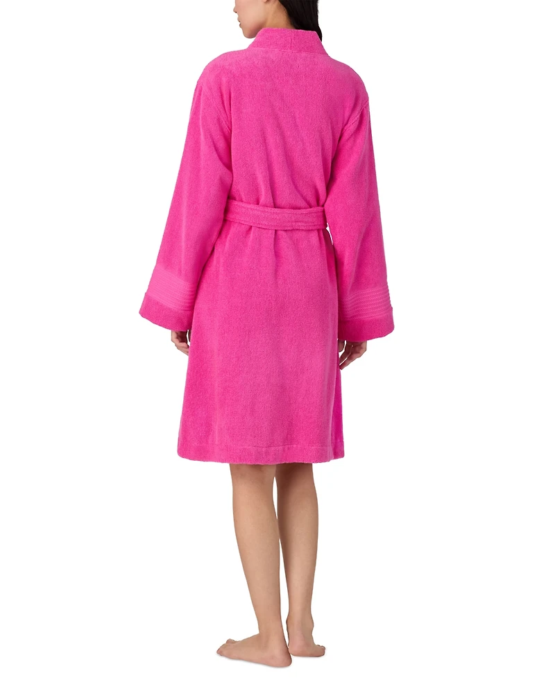 Lauren Ralph Lauren Women's Long Sleeve Greenwich Short Robe