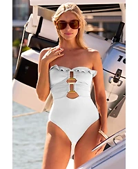 Soluna Women's Buckle-Up Convertible One-Piece Swimsuit