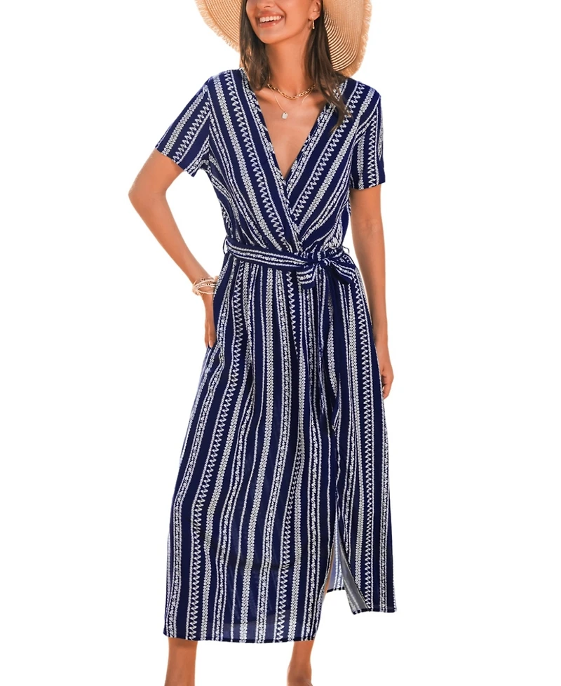 Cupshe Women's Wanderer Boho Maxi Beach Dress