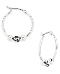 Lauren Ralph Lauren Beaded Hoop Earrings