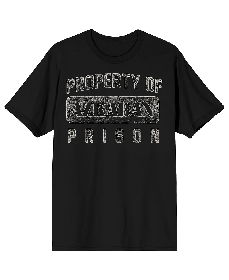 Harry Potter Big & Tall Property of Azkaban Prison Black T-Shirt-4XL