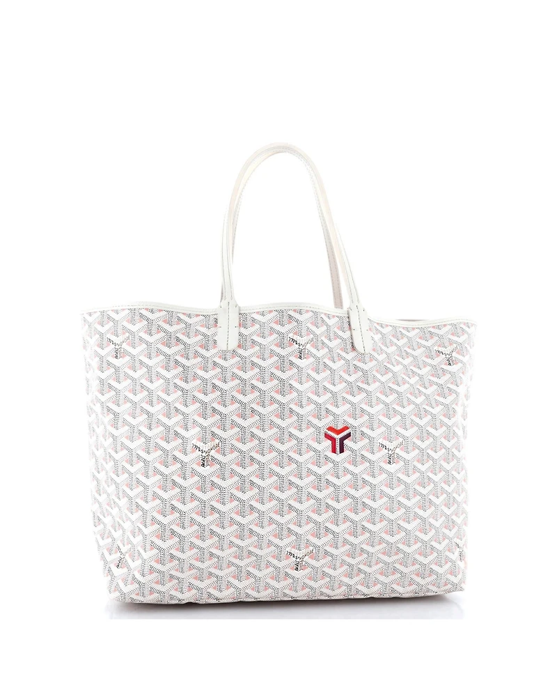 Pre-Owned Goyard Pm Saint Louis Tote Claire Voie Coated Canvas