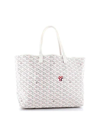Pre-Owned Goyard Pm Saint Louis Tote Claire Voie Coated Canvas