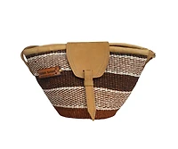 Life Lines Handmade Sisal Straw Crossbody Bag