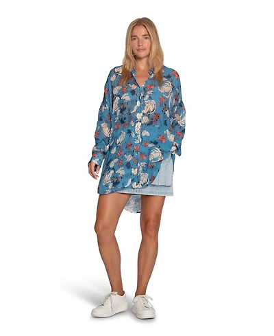 Belle & Bloom Women's Because You Move Me Oversized Shirt