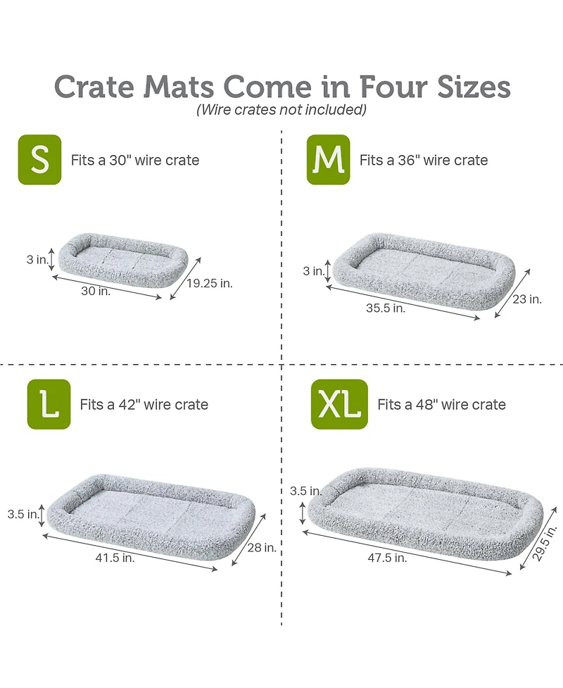 Pet Oxford Bumper Crate Mat