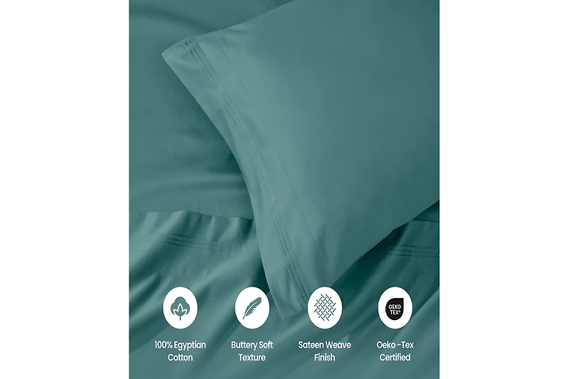 Superior Egyptian Cotton 1000 Thread Count Solid Duvet Cover Set,Full/Queen