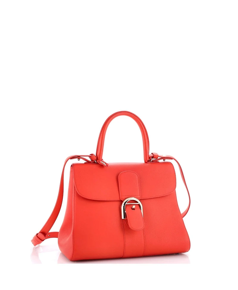 Pre-Owned Delvaux Mm Brillant Top Handle Bag Leather