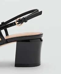 Mango Women's Link Detail Heeled Shoes