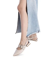 Xti Women's Wide Bucke Flats