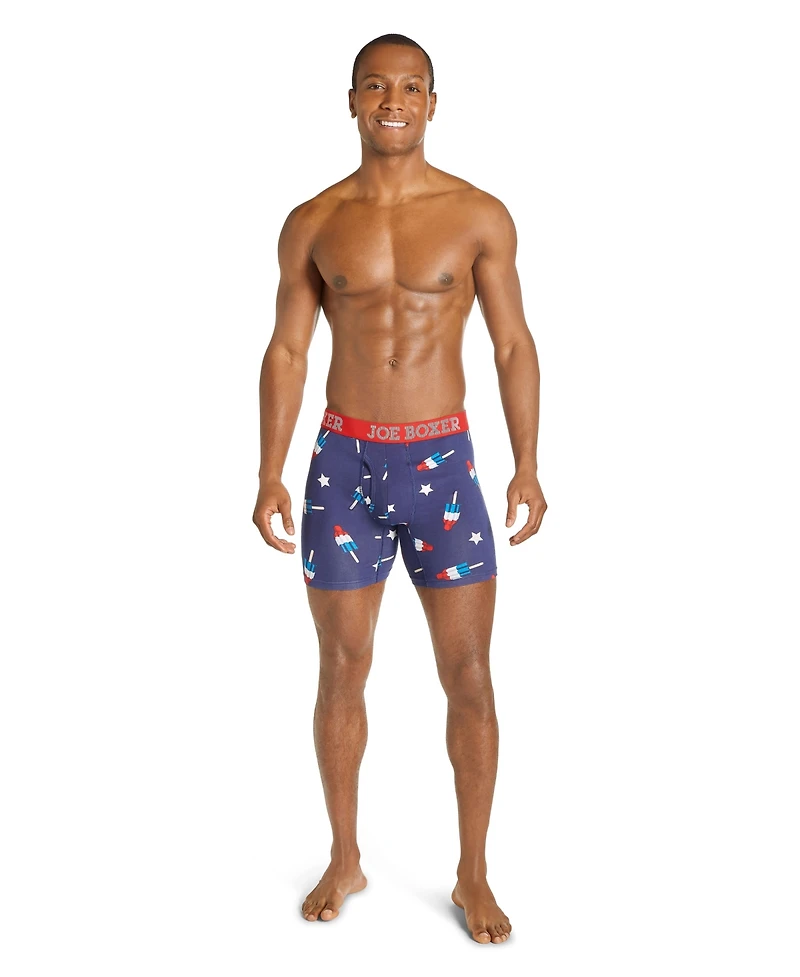 Joe Boxer Men's 4-Pack Stretch Boxer Brief