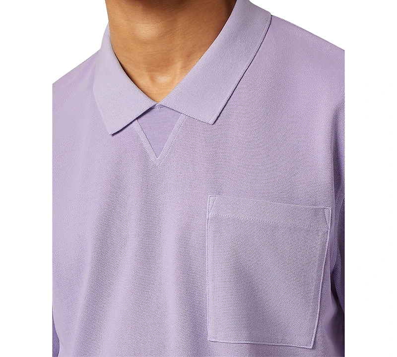 Scotch & Soda Men's Relaxed-Fit Short Sleeve Garment-Dyed Polo Shirt