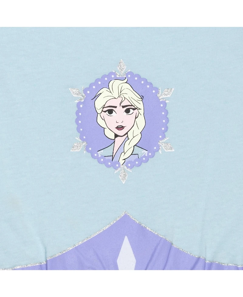 Disney Princess Frozen Girls Romper With Skirt Overlay Toddler |Child