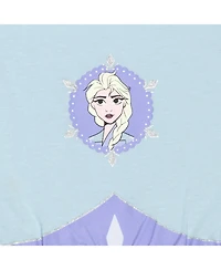 Disney Princess Frozen Girls Romper With Skirt Overlay Toddler |Child