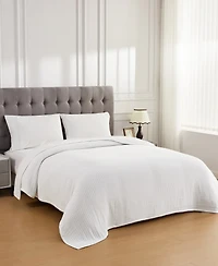 Melange Home Cotton Gauze Blanket, Full/Queen