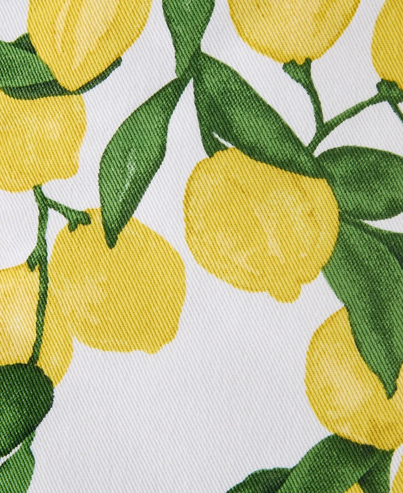 Fiesta Lemon Vine Mini Cotton Oven Mitt Set of 2, 5.5" x 8"