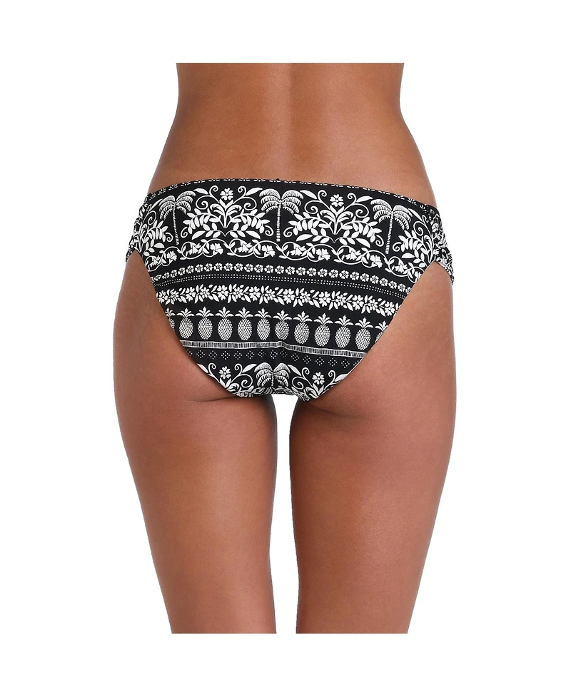 Sunshine 79 Women's Bottoms Swim Ivory Coast Shirred Side Hipster