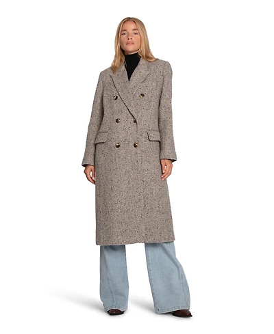 Belle & Bloom Women's Wherever I Go Tweed Coat