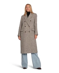 Belle & Bloom Women's Wherever I Go Tweed Coat